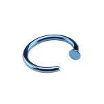 Open Nose Ring – Cobalt Anodized – 316L Surgical Steel