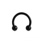 BLACK MICRO CIRCULAR BARBELL