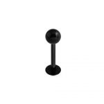 Tragus, Helix & Lip Labret – Black PVD Micro Ball – 316L Surgical Steel