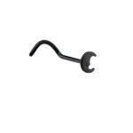 Nose Screw – Black Moon – 316L Surgical Steel