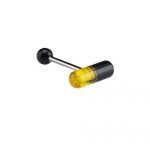Yellow & Black Barbell With Capsule
