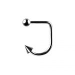 Lip Hoop with Cone Ends – 316L Surgical Steel – Lip Piercing