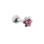 Tragus Piercing Micro Barbell 4 (Pink)