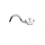 Nose Screw – Crown Top – 316L Surgical Steel