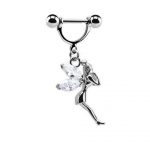 Fairy Nipple Piercing – Clear Cubic Zirconia