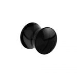 BLACK PLAIN FLARED PLUG