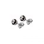 Print Ball Ear Studs ( By Pair ) 27