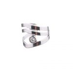 Five-Band Layered Ear Cuff – Polished Silver