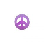 Purple Silicone Tunnel (Peace)