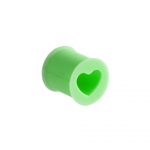 Green Silicone Tunnel (Heart)