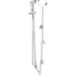 Double Chain Ear Cuff Set – Cubic Zirconia Detail