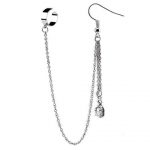 Long Drop Chain Earring & Cuff – Mismatched Set