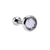 Round CZ Accent Tragus Stud