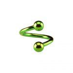 Green Titanium Micro Spiral
