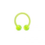 GREEN FLEXIBLE CIRCULAR BARBELL