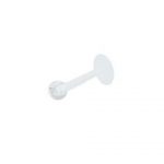 Tragus, Helix & Lip Labret – Clear Acrylic – Lightweight & Flexible