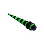BLACK & GREEN STRIPED EXPANDER