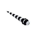BLACK & WHITE STRIPED EXPANDER