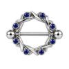 Nipple Shield – Blue Gem Wreath