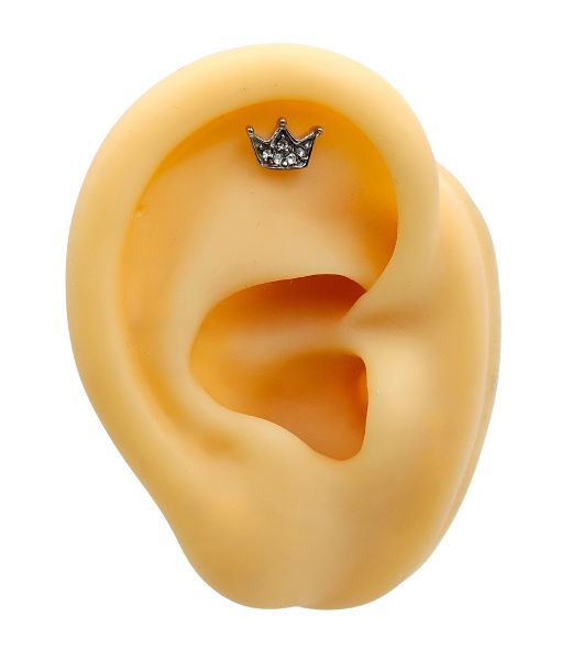 Tragus & Helix – Origami Crane Top – 316L Surgical Steel - Image 2
