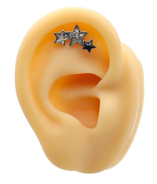 Star Cluster Tragus Stud - Image 3