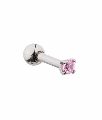 Tragus Piercing Micro Barbell 1 (Pink)