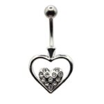 Fashion Jeweled Heart Banana