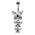 Fashion Banana-Jeweled Butterfly