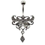 Fashion Banana-Jeweled Heart/Charm