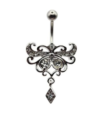 Fashion Banana-Jeweled Heart/Charm