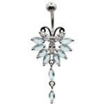 Fashion Banana-Jeweled Butterfly