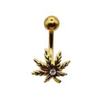 Fashion Banana-Jeweled Pot Leaf