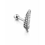 Feather Helix Stud – Detailed Carving