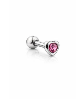 Micro Barbell – Heart Pink Gem