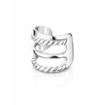 Spiral Wrap Ear Cuff – Cubic Zirconia Ends