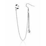 Long Drop Chain Earring & Cuff – Mismatched Set
