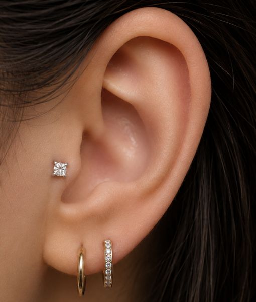 TITANIUM ROUND CZ PRONG SET - Image 2