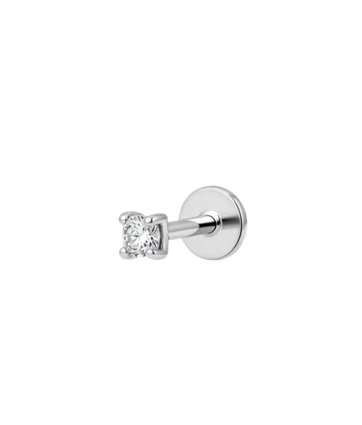 TITANIUM ROUND CZ PRONG SET