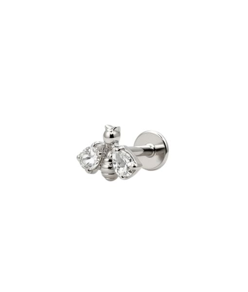 TITANIUM CZ QUEEN BEE