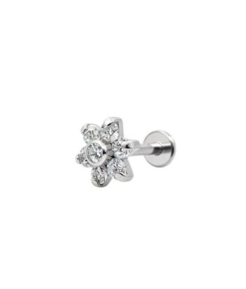 TITANIUM CZ FLOWER