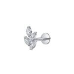 TITANIUM CZ PETAL CLUSTER