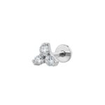 TITANIUM CZ BLOSSOM CLUSTER