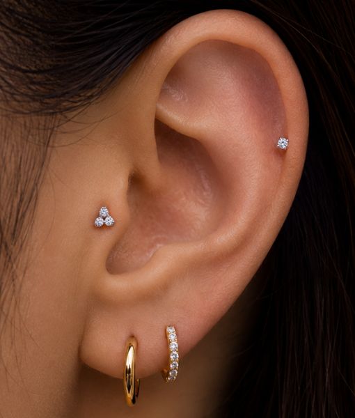 TITANIUM CZ BLOSSOM CLUSTER - Image 2