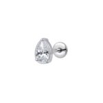 TITANIUM TEARDROP CZ STUP