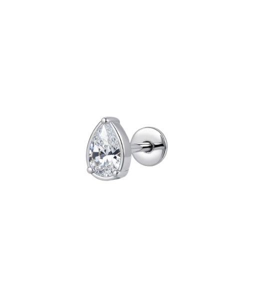 TITANIUM TEARDROP CZ STUP