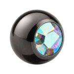 Swarovski Black Jewelled Ball