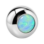 Light Blue Opal Jewelled Ball
