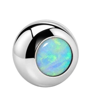 Light Blue Opal Jewelled Ball