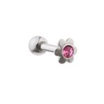 Tragus Piercing Micro Barbell 4 (Pink)