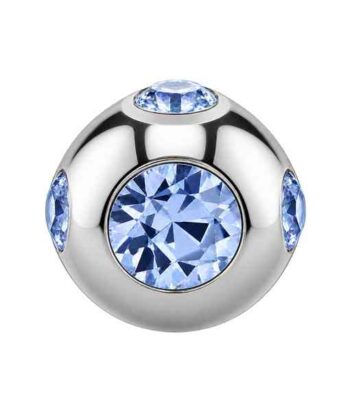 Light Sapphire Tiffany Jewelled Ball